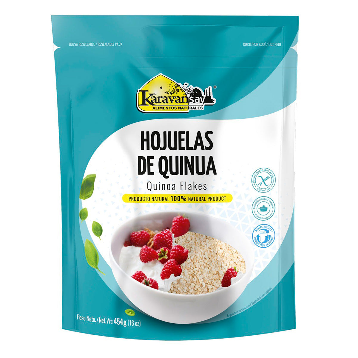 HOJUELA DE QUINUA KARAVANSAY X 500 GRS