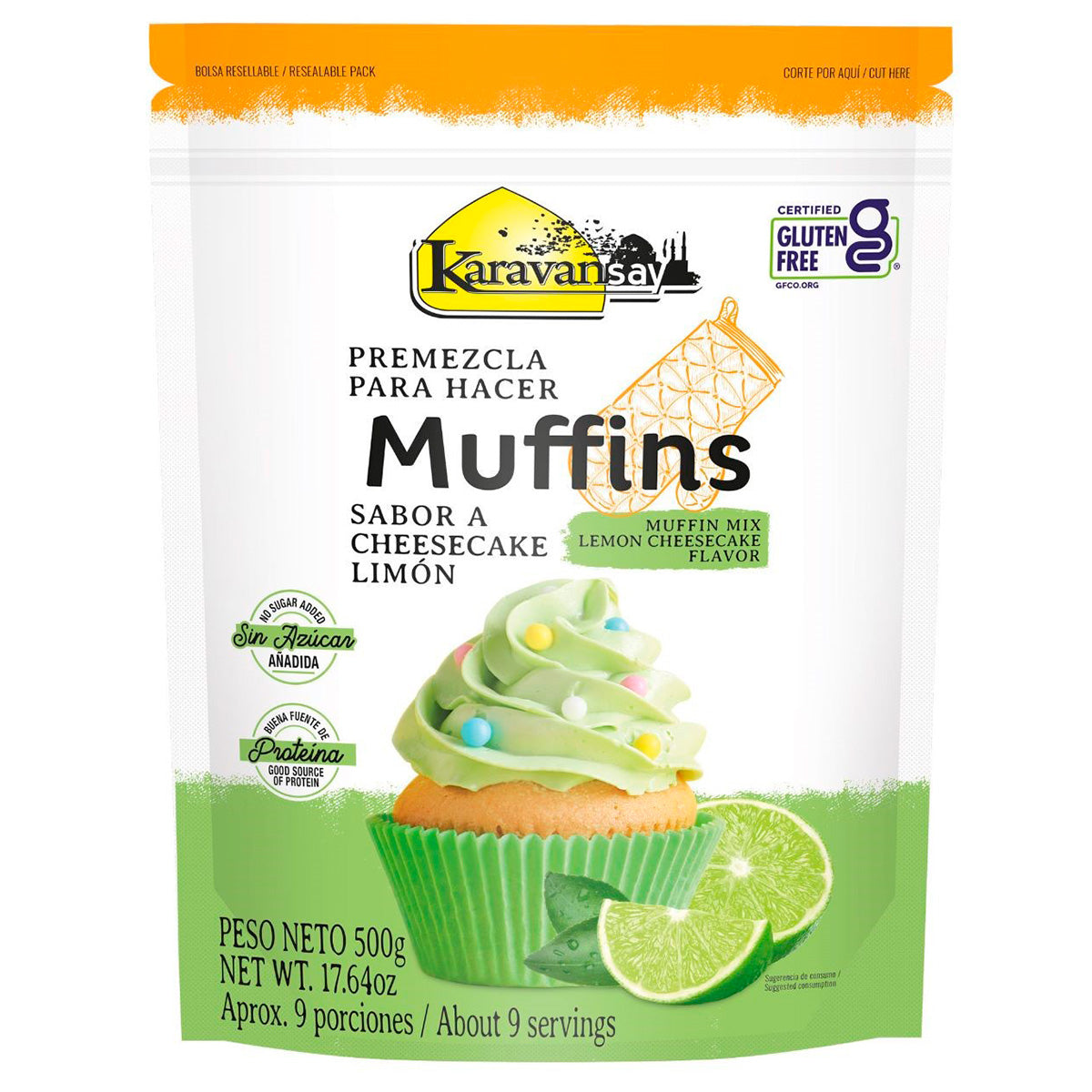 PREMEZCLA CHESSCAKE LIMON MUFFINS KARAVANSAY 500 GR