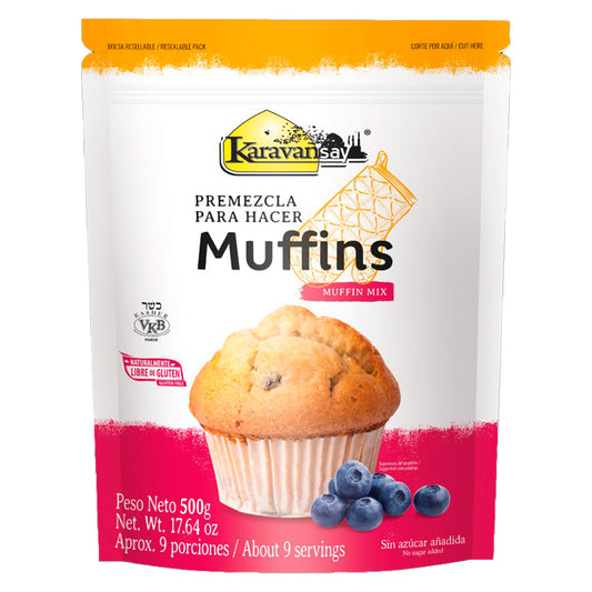 PREMEZCLA NATURAL MUFFINS KARAVANSAY 500 GR