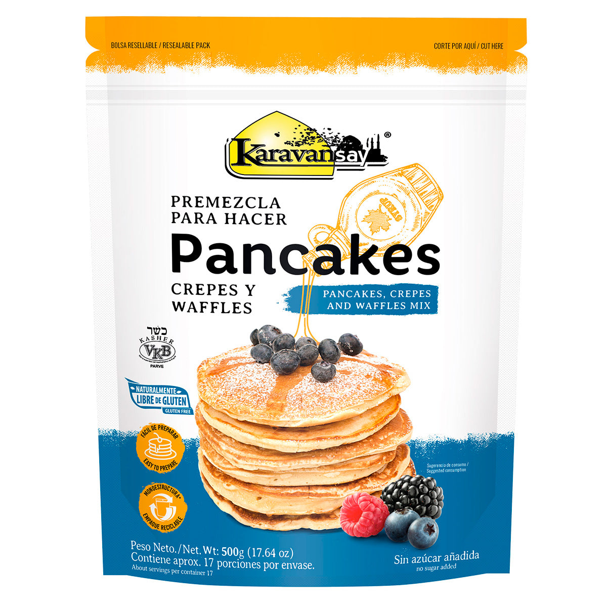 PREMEZCLA PARA PANCAKES KARAVANSAY 500 GR