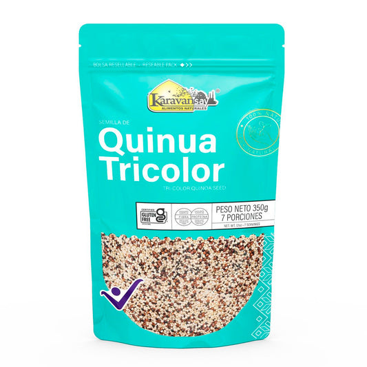 QUINUA EN SEMILLA TRICOLOR KARAVANSAY 350 GR