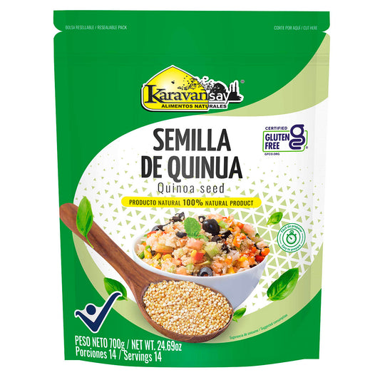 QUINUA EN SEMILLA DOY PACK KARAVANSAY 700 GR