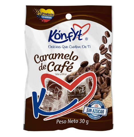 KONFIT CARAMELO DE CAFÉ SIN AZUCAR x 30 g