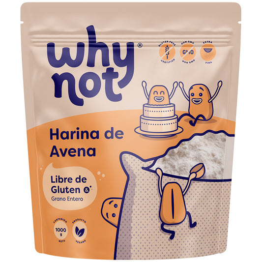 HARINA DE AVENA WHY NOT X 1 KG