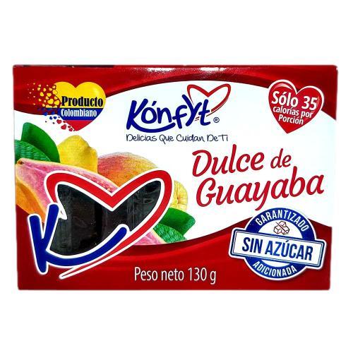 KONFIT BOCADILLO DE GUAYABA SIN AZUCAR x 130 g