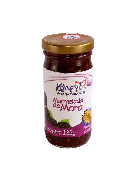 KONFIT  MERMERLADA DE MORA SIN AZUCAR x 135 g