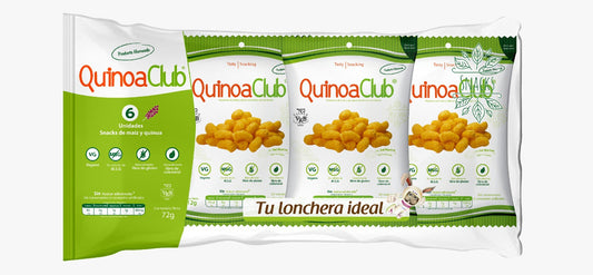 QUINOA CLUB SNACK NATURAL * 6 UNIDADES