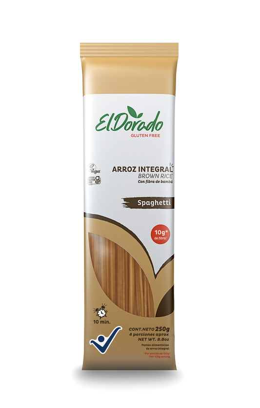 PASTA ARROZ INTEGRAL SPAGUETTI (EL DORADO) 250 GR