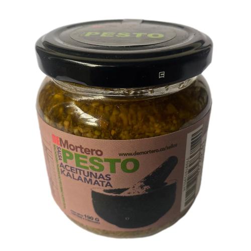 PESTO ACEITUNAS KALAMATA DEMORTERO X 190 GRS