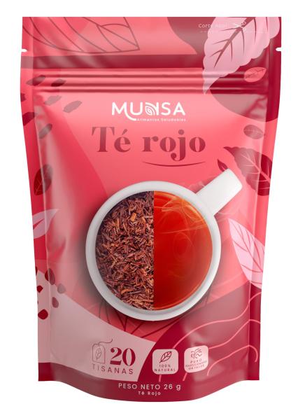 MUNSA TE ROJO X 26 GRS/20 SOBRES