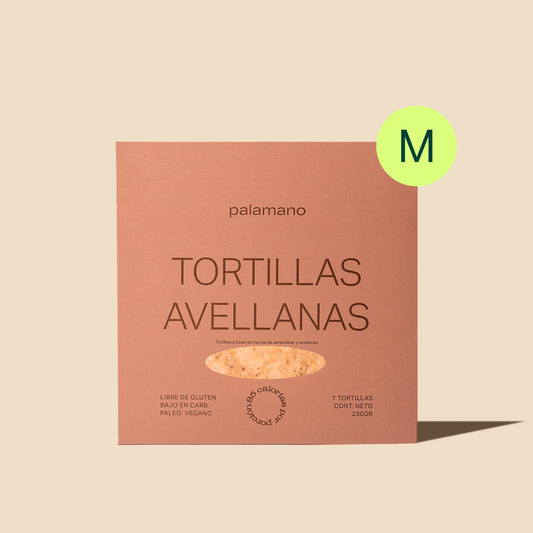 TORTILLAS AVELLANA PALOMANO X 230 GRS